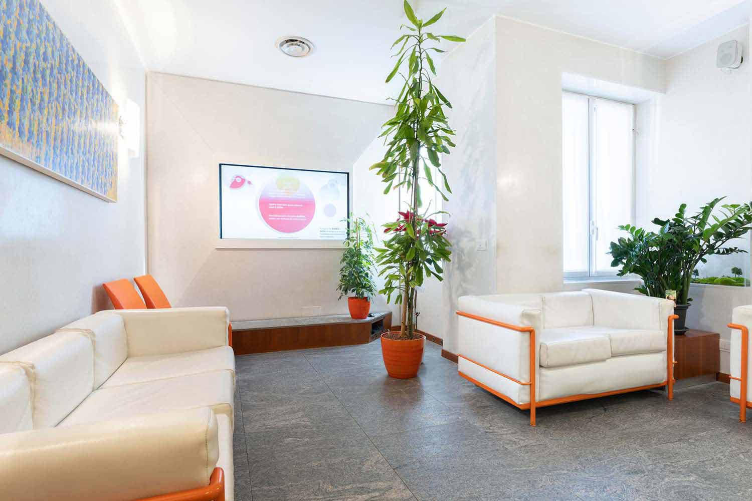 Sala d'aspetto poliambulatorio fratelli siervo